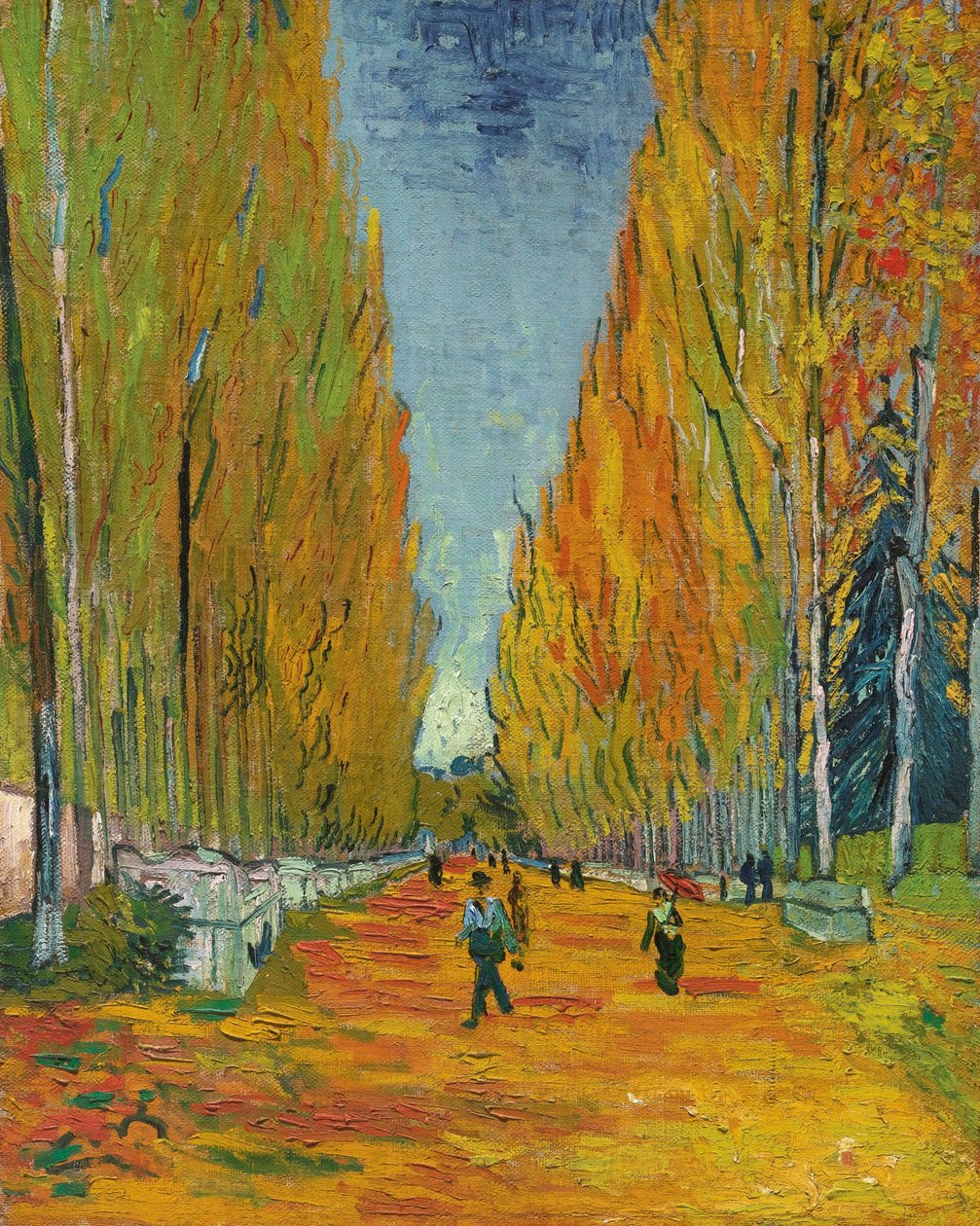 The Alley of Alyscamps by Vincent van Gogh
