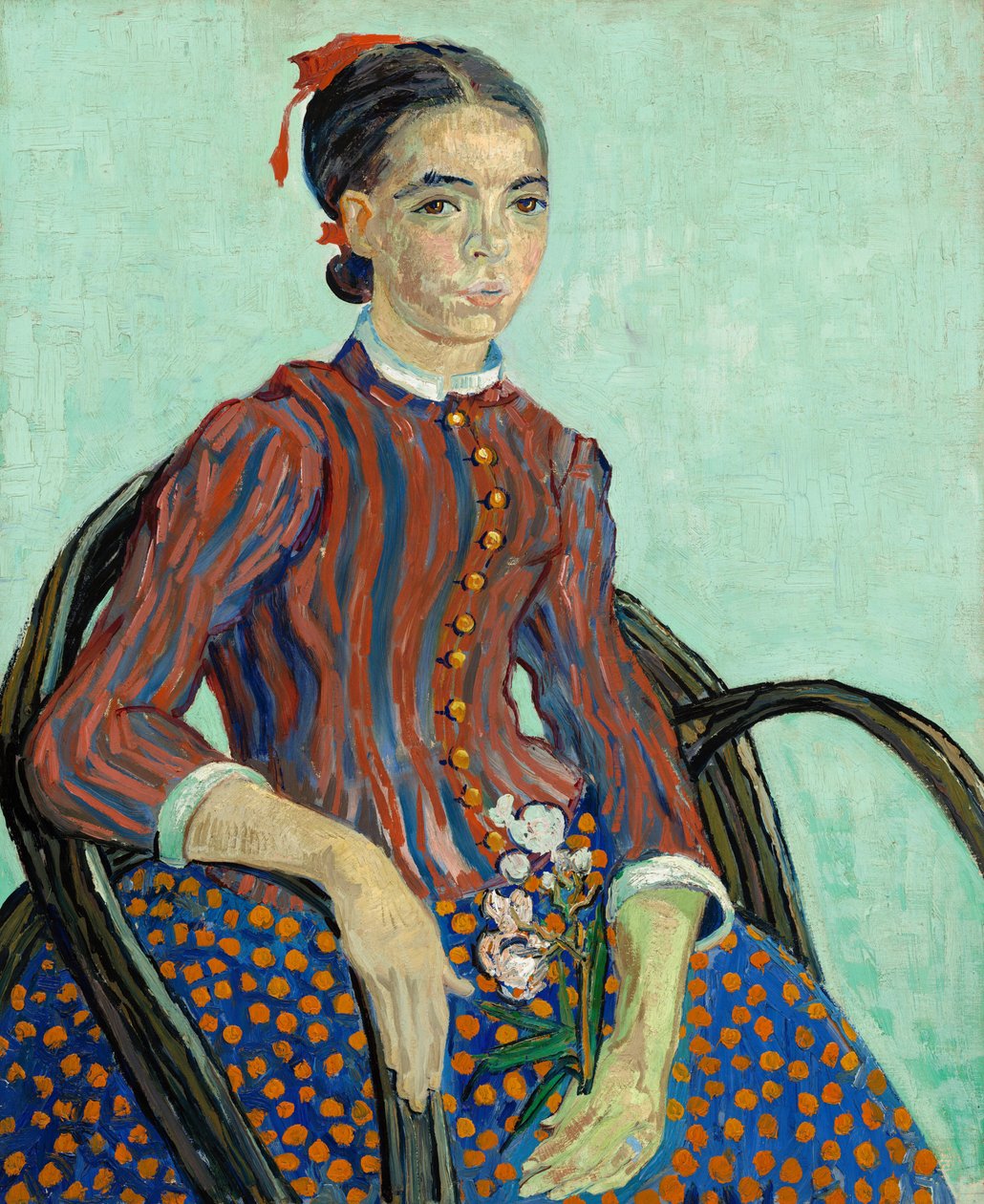 La Mousmé, 1888 by Vincent van Gogh