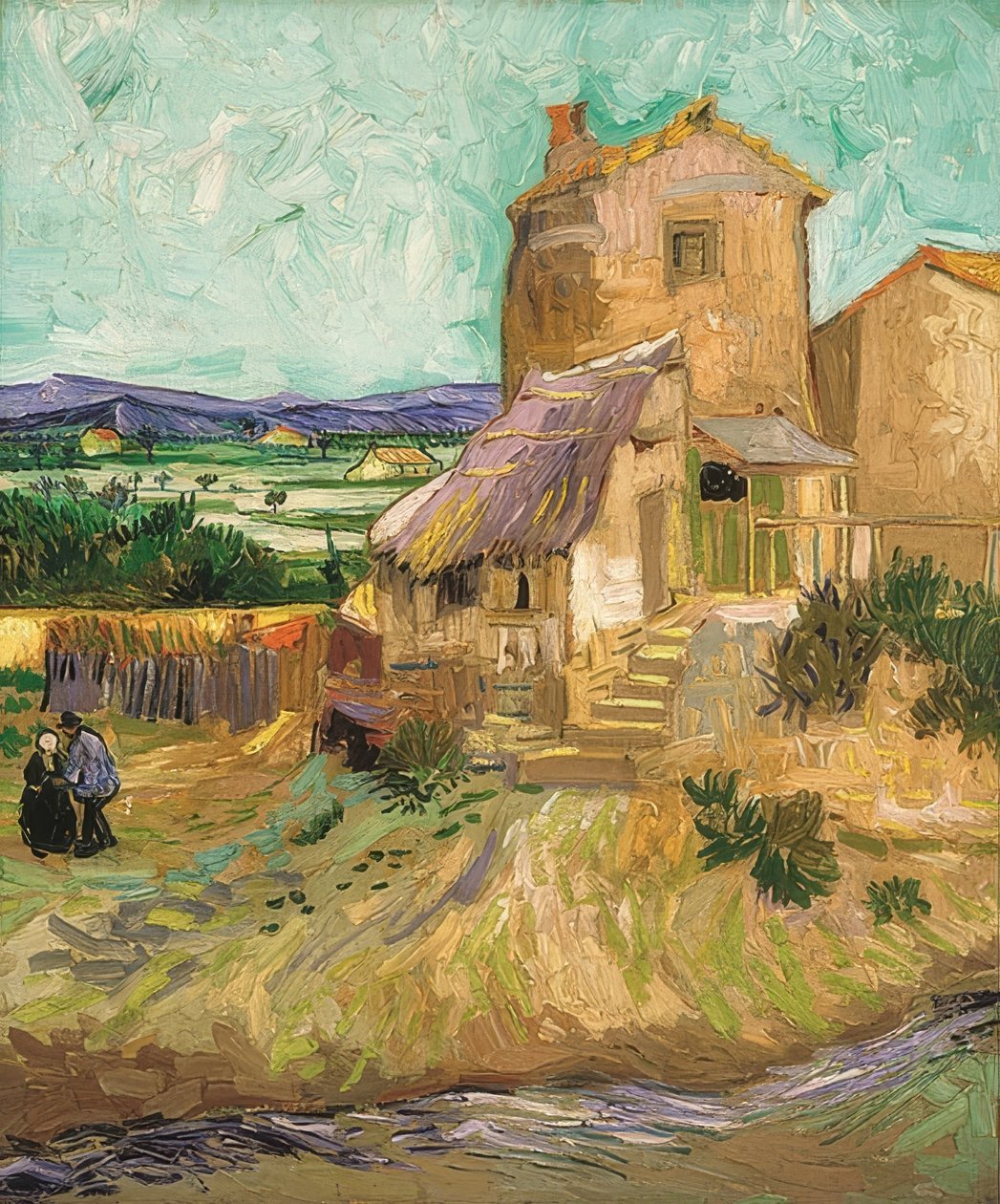 The House of La Crau (The Old Mill). 1888 by Vincent van Gogh