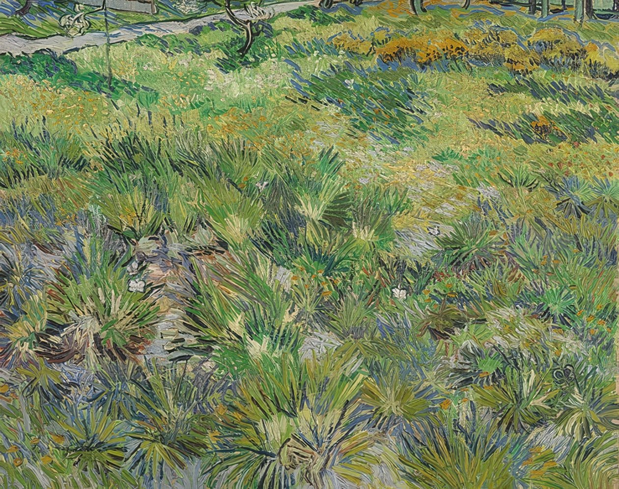 Long Grass with Butterflies. 1890 by Vincent van Gogh