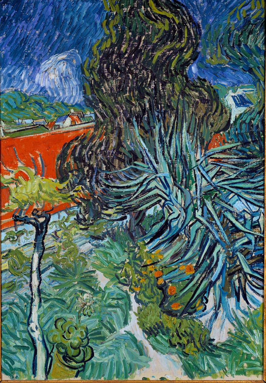 The garden of Dr. Gachet at Auvers-sur-Oise by Vincent van Gogh