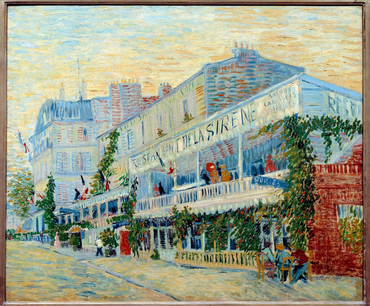 The Restaurant de la Sirene at Asnieres by Vincent van Gogh