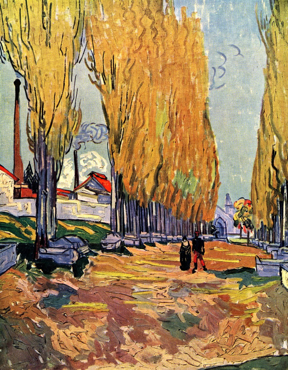 Les Alyscamps by Vincent van Gogh