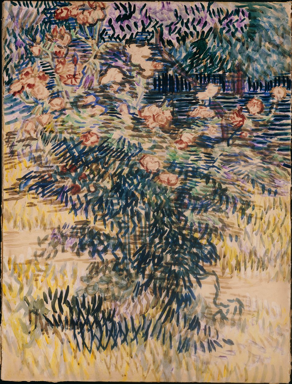 Oleanders, the Hospital Garden at Saint-Remy by Vincent van Gogh