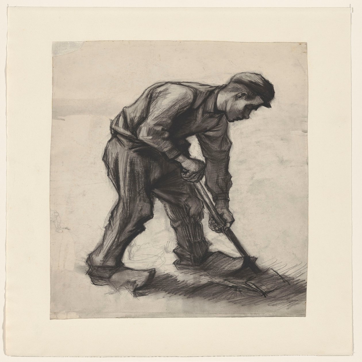 Peasant Digging by Vincent van Gogh