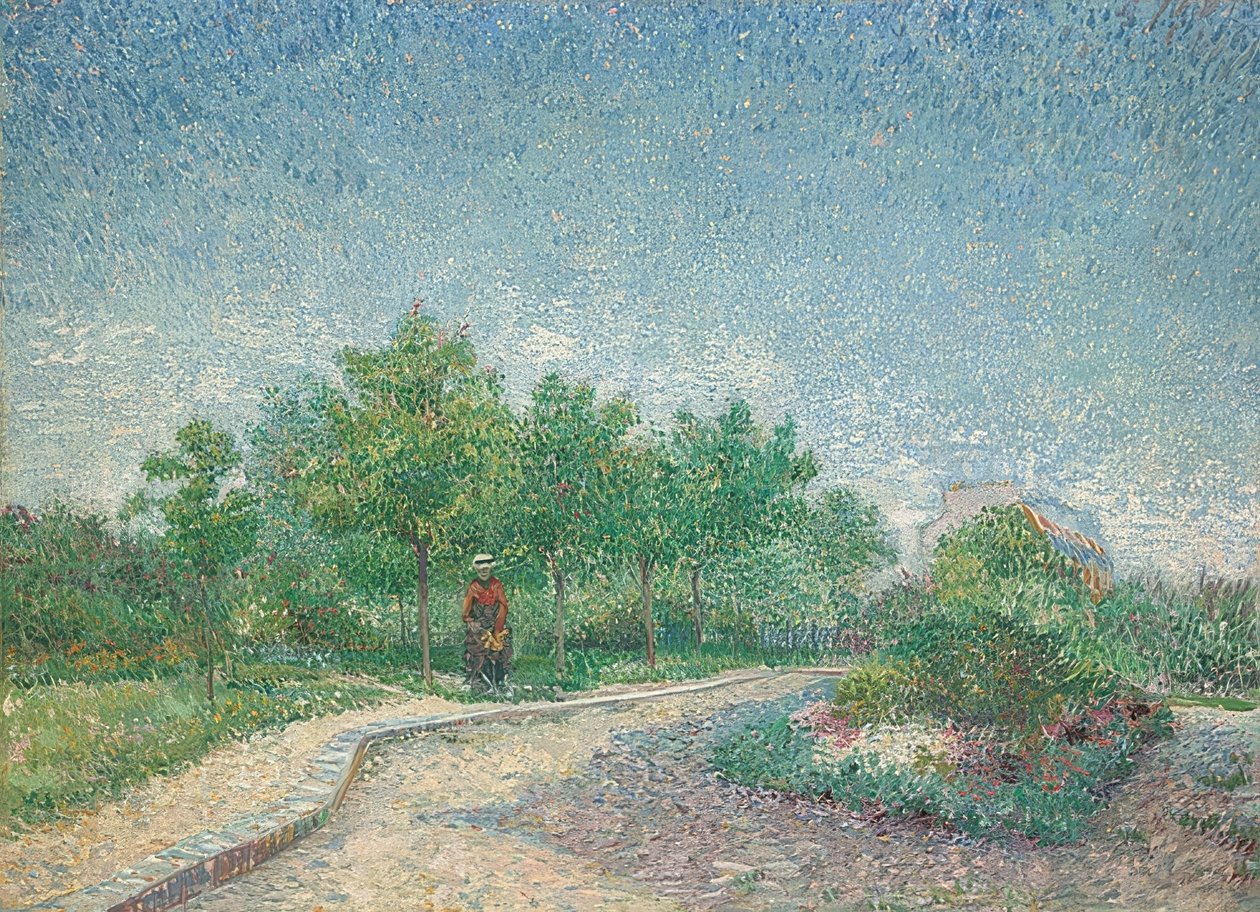 Square Saint-Pierre, Paris. 1887 by Vincent van Gogh