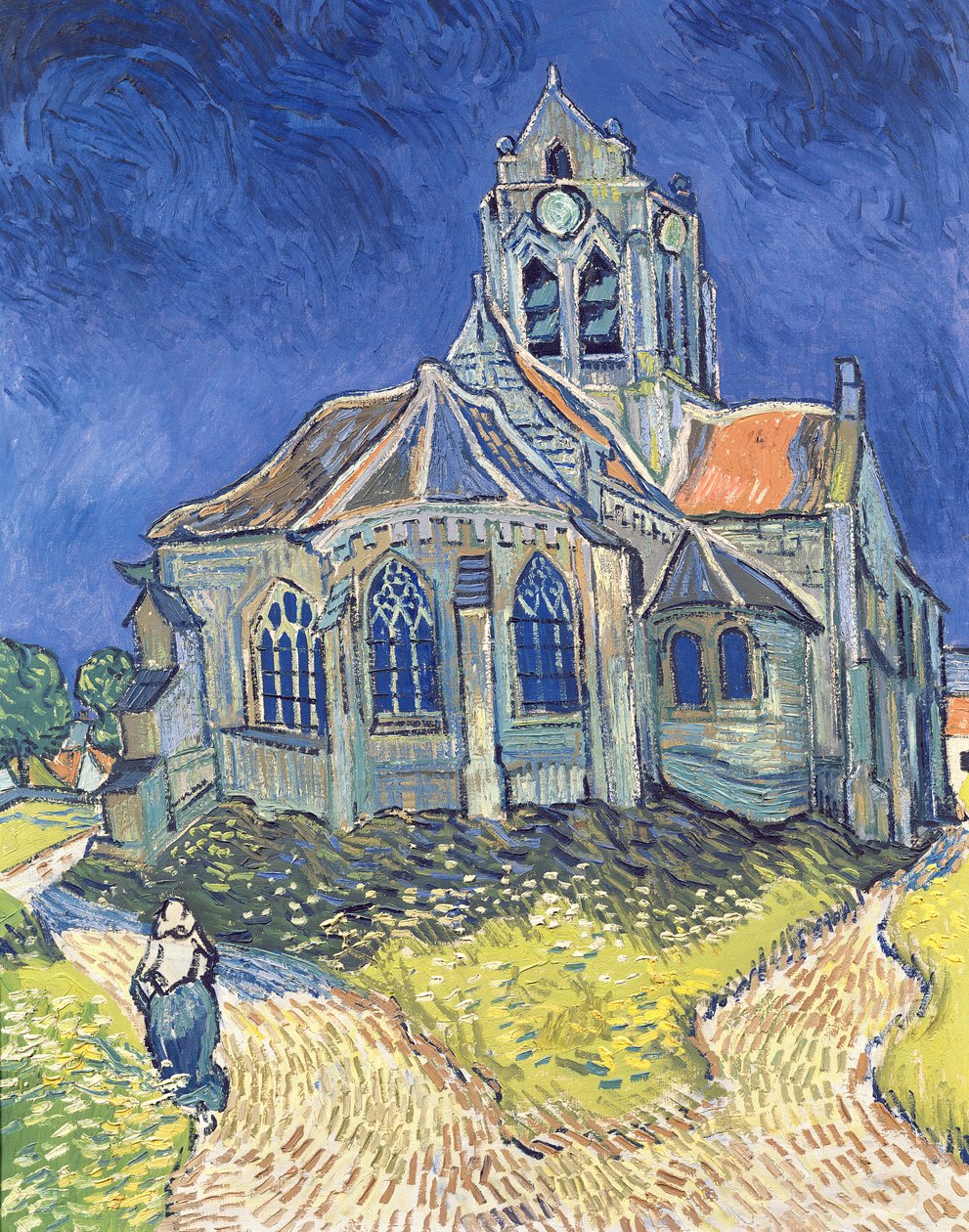 The Church at Auvers-sur-Oise by Vincent van Gogh