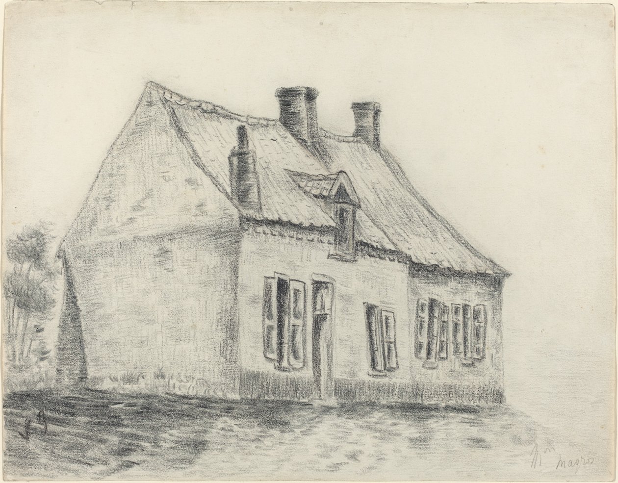 The Magrot House, Cuesmes by Vincent van Gogh