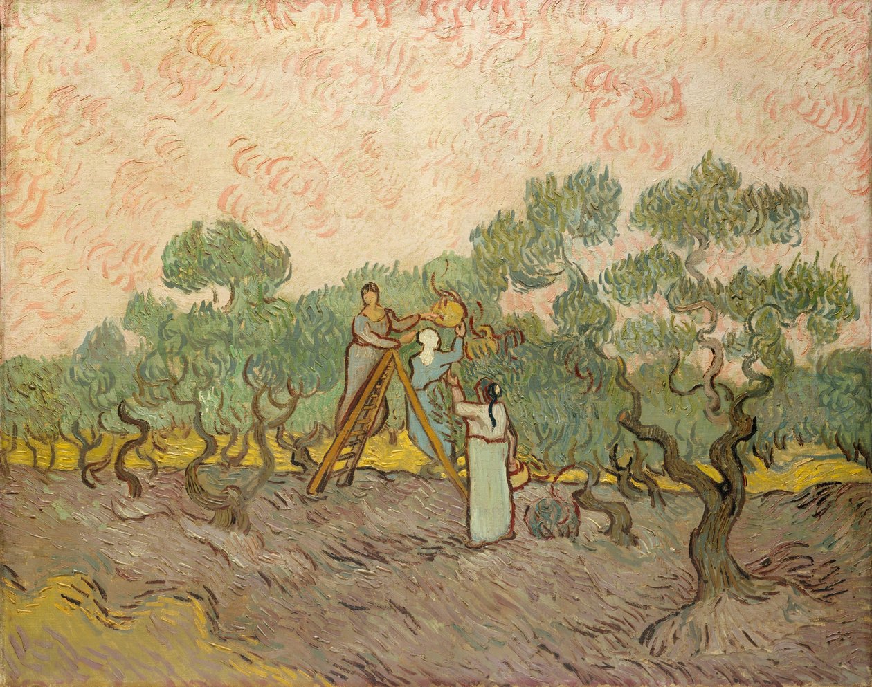 The Olive Pickers, Saint-Remy by Vincent van Gogh