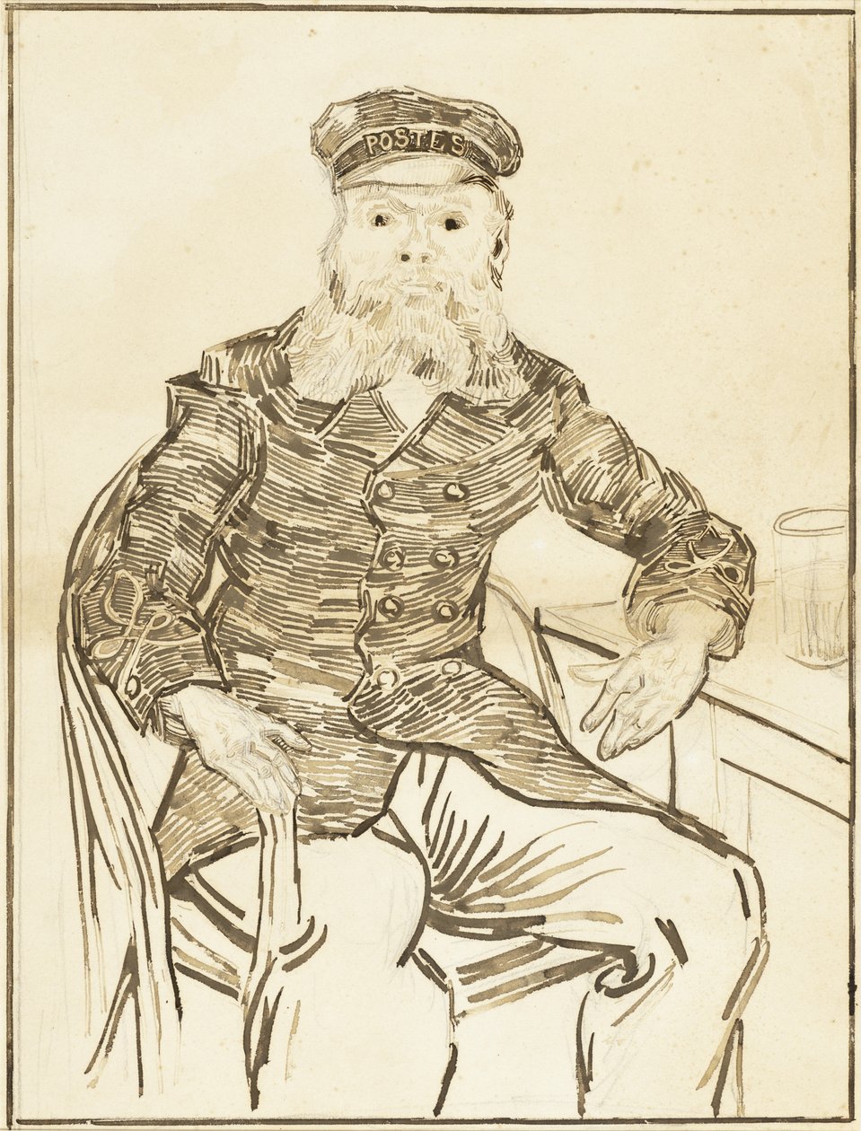 The Postman Joseph Roulin by Vincent van Gogh