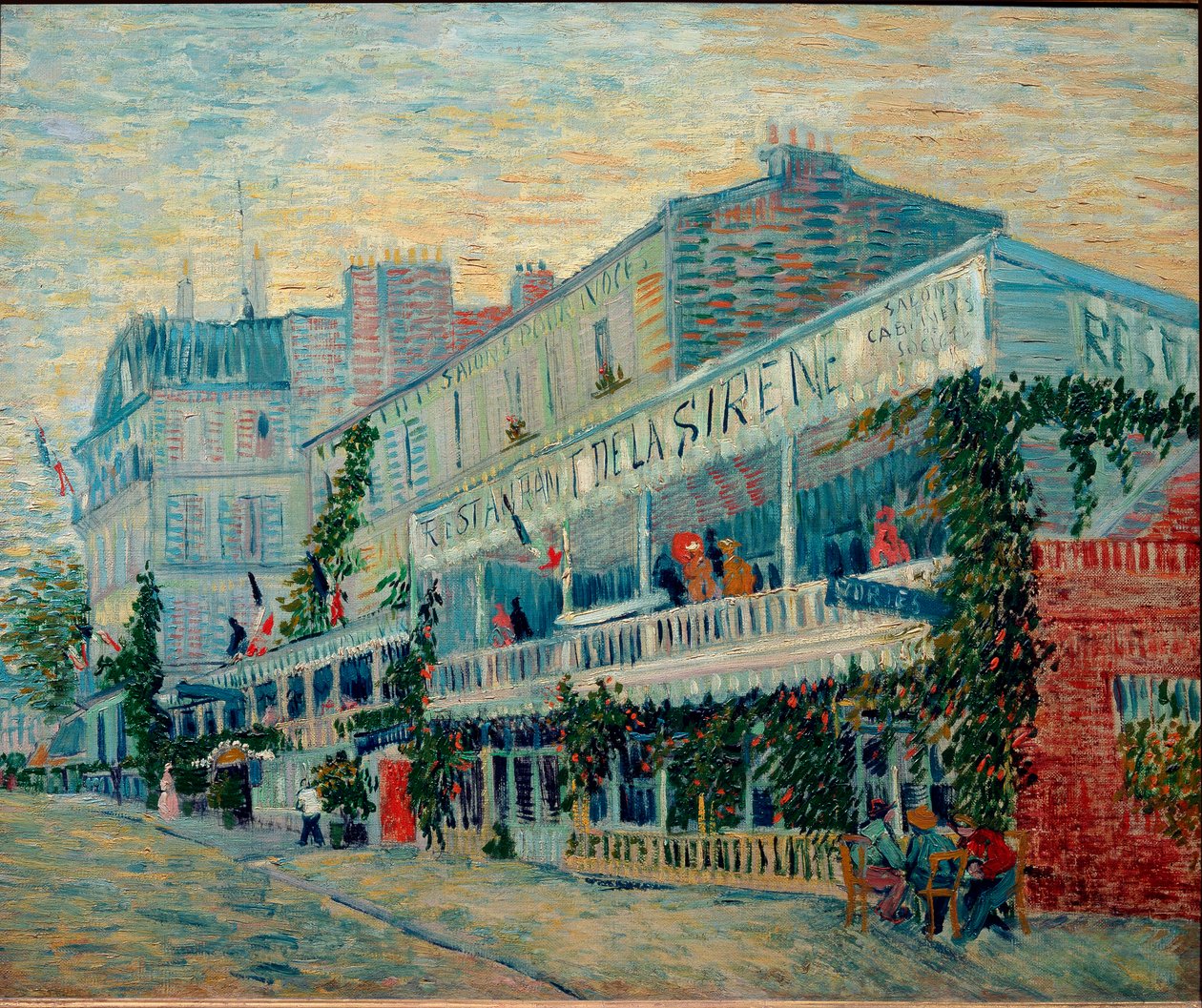 The Sirene Restaurant in Asnieres by Vincent van Gogh