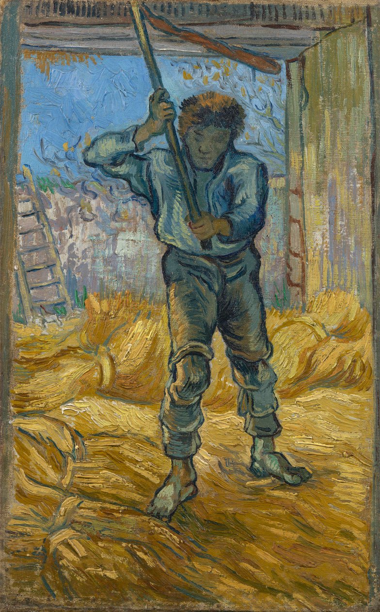 The Thresher (after Millet) by Vincent van Gogh