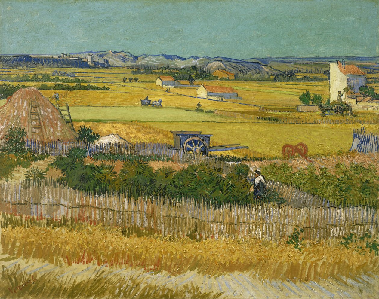 The Harvest, 1888 by Vincent van Gogh