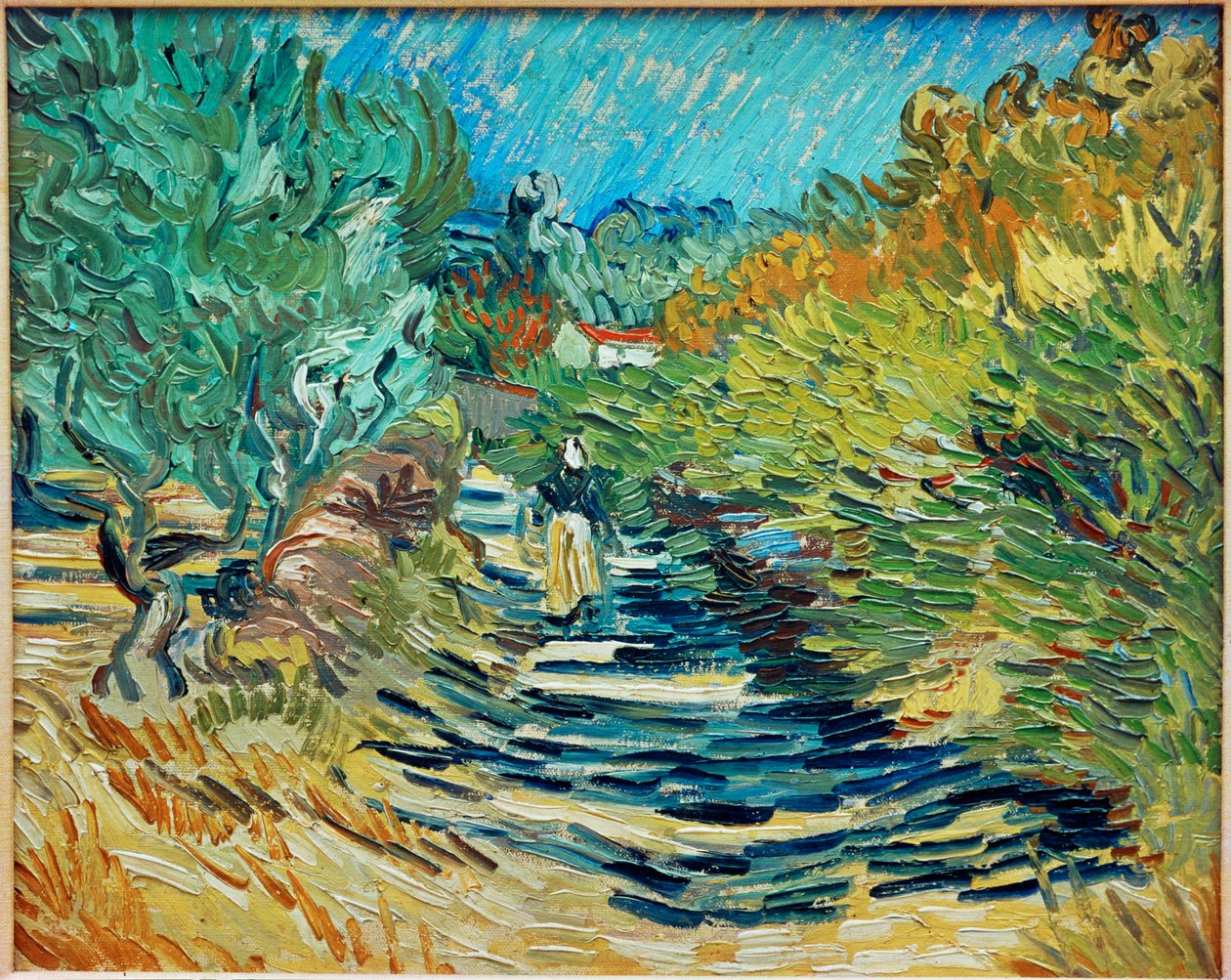 The Road to Saint-Remy by Vincent van Gogh