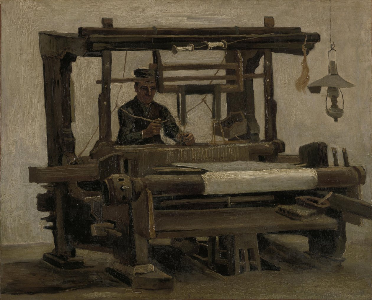 Weaver at the Loom by Vincent van Gogh