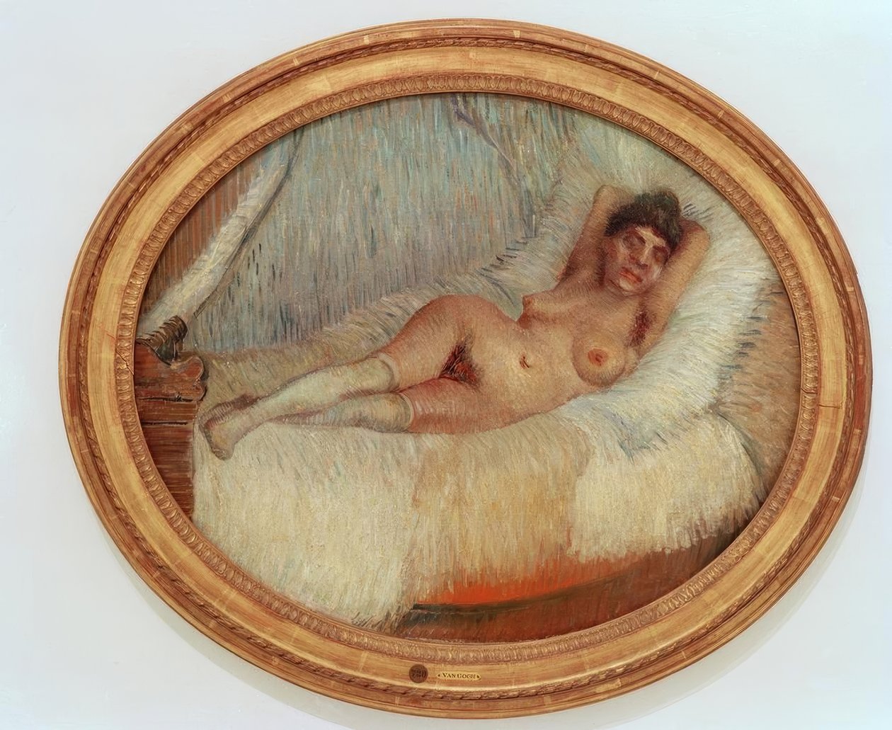 Female Nude on a Bed by Vincent van Gogh