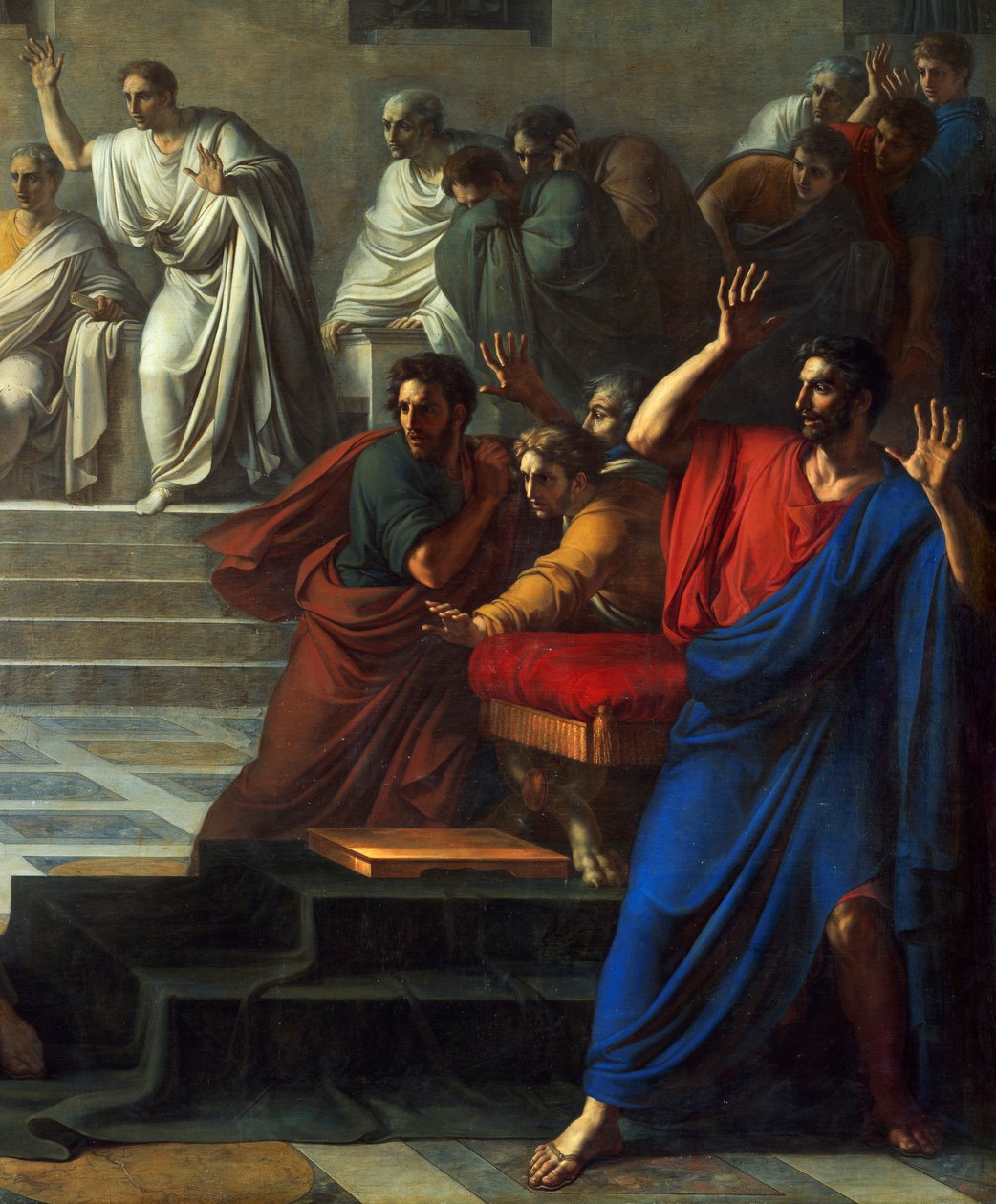 Death of Caesar, March 15, 44 BC by Vincenzo Camuccini