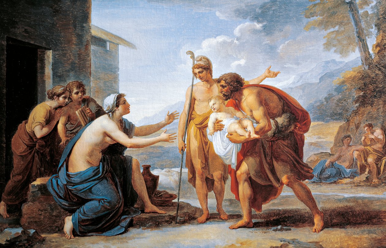 Paris and Hecuba by Vincenzo Camuccini