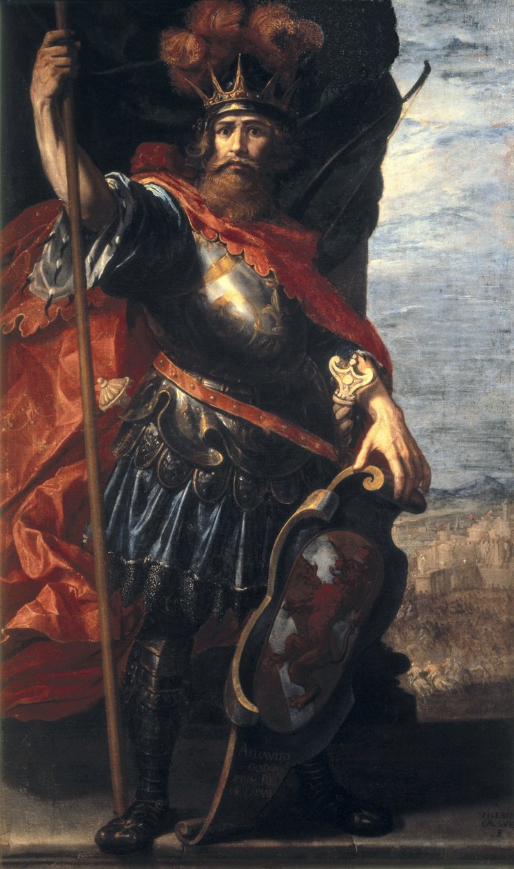 Portrait of Athaulf King of the Visigoths by Vincenzo Carducci