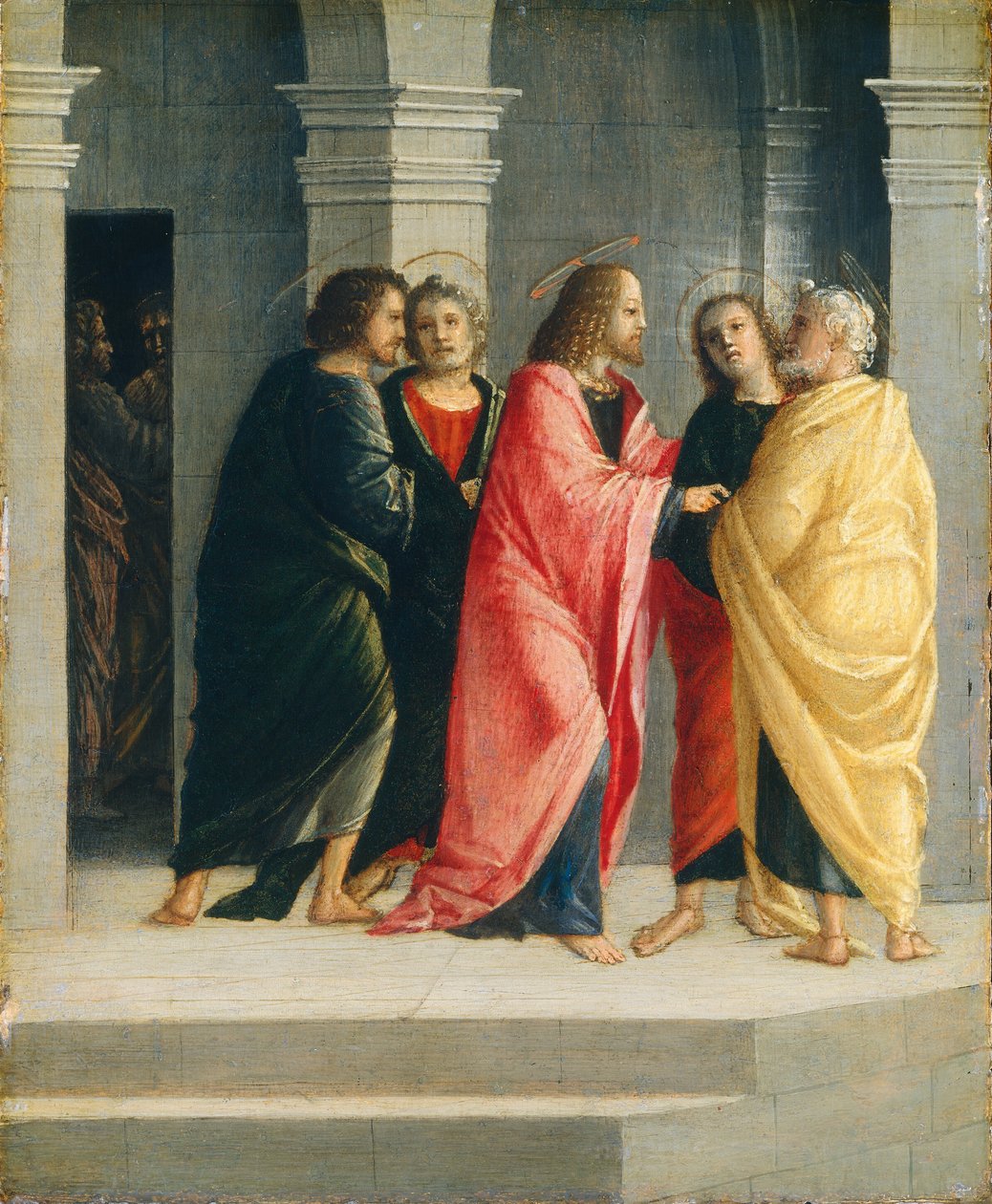 Christ Instructing Peter and John to Prepare for the Passover by Vincenzo Civerchio