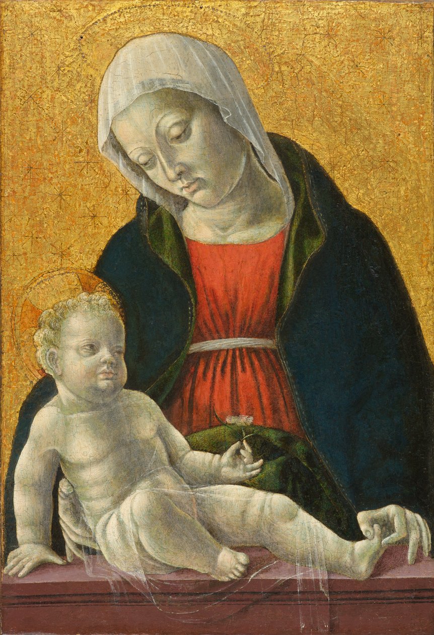 Madonna and Child, circa 1460-1470 by Vincenzo Foppa