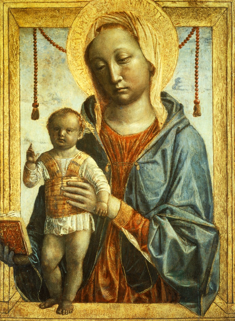 Madonna of the Book by Vincenzo Foppa