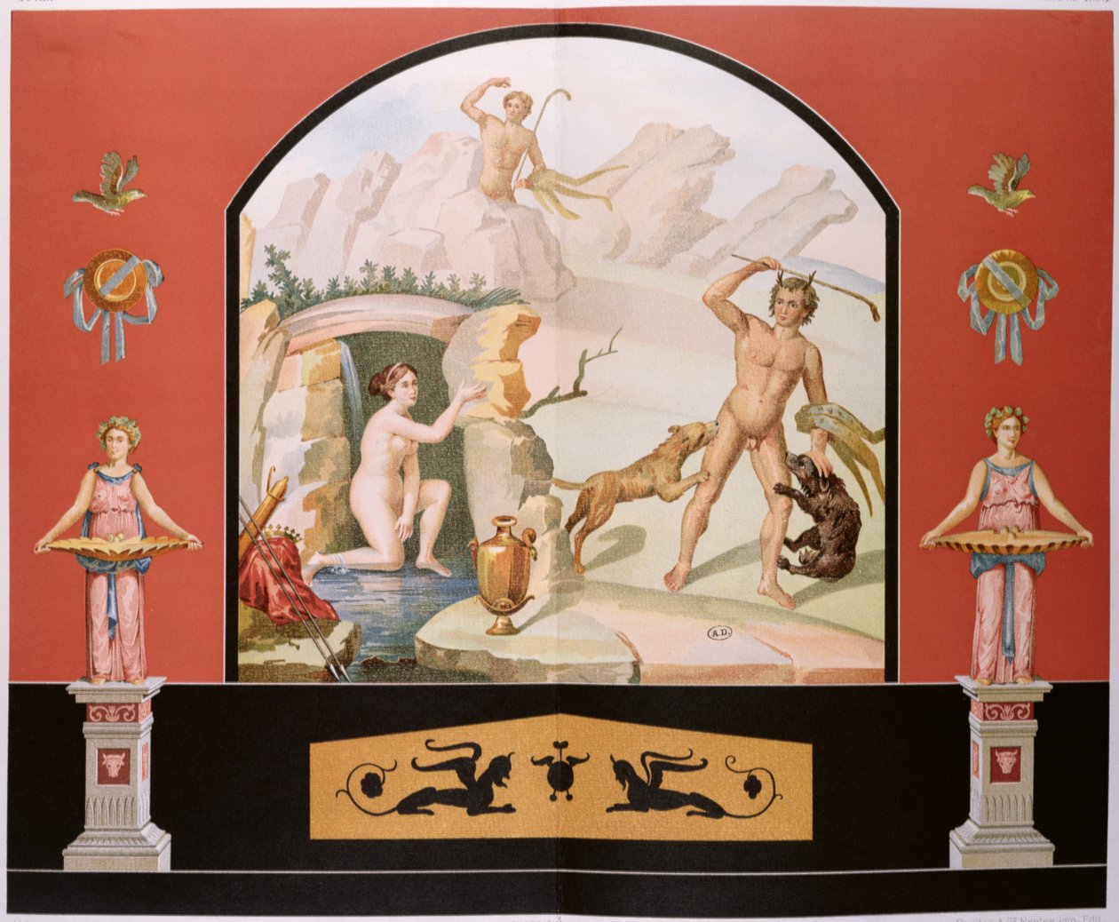 Actaeon Discovers the Goddess Diana at Her Bath by Vincenzo Loria
