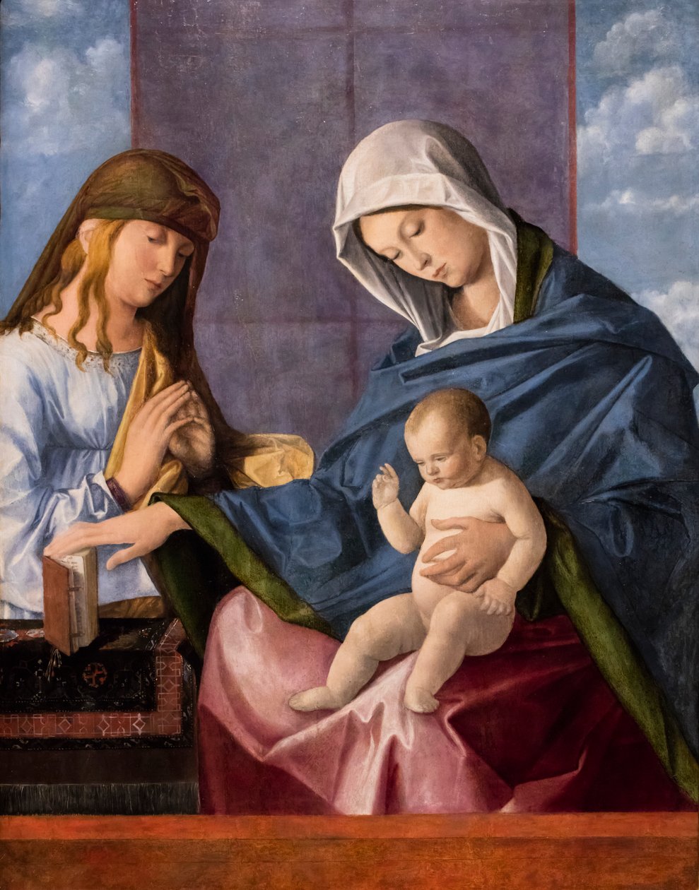 Virgin and Child and a Saint by Vincenzo di Biagio Catena