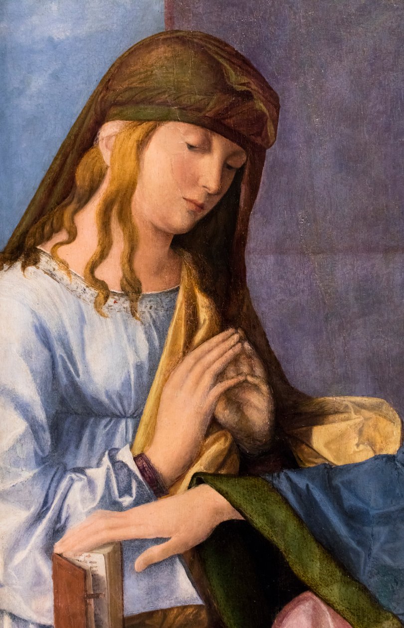 Virgin and Child and a Saint by Vincenzo di Biagio Catena