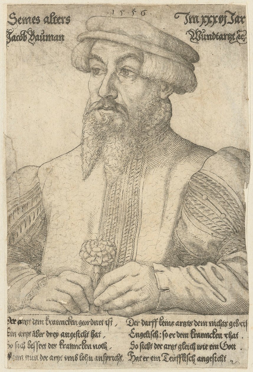 Portrait of Jakob Baumann by Virgil Solis