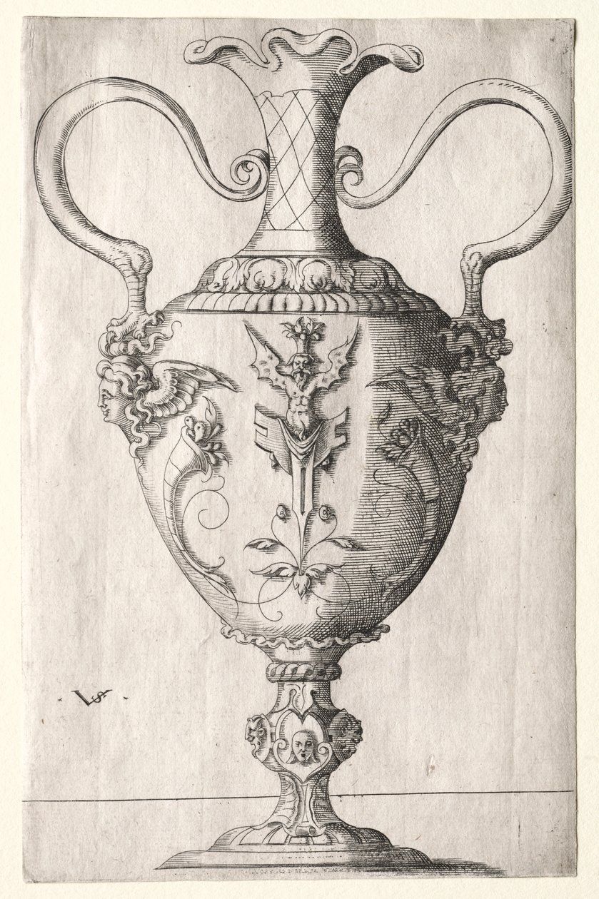 Design for a Vase by Virgilius Solis