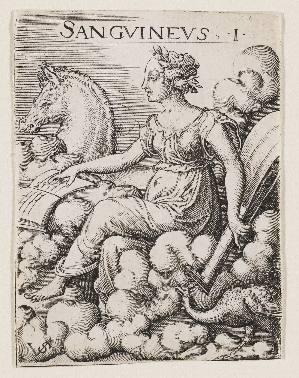 Sanguine Temperament, c.1530-62 by Virgilius the elder Solis
