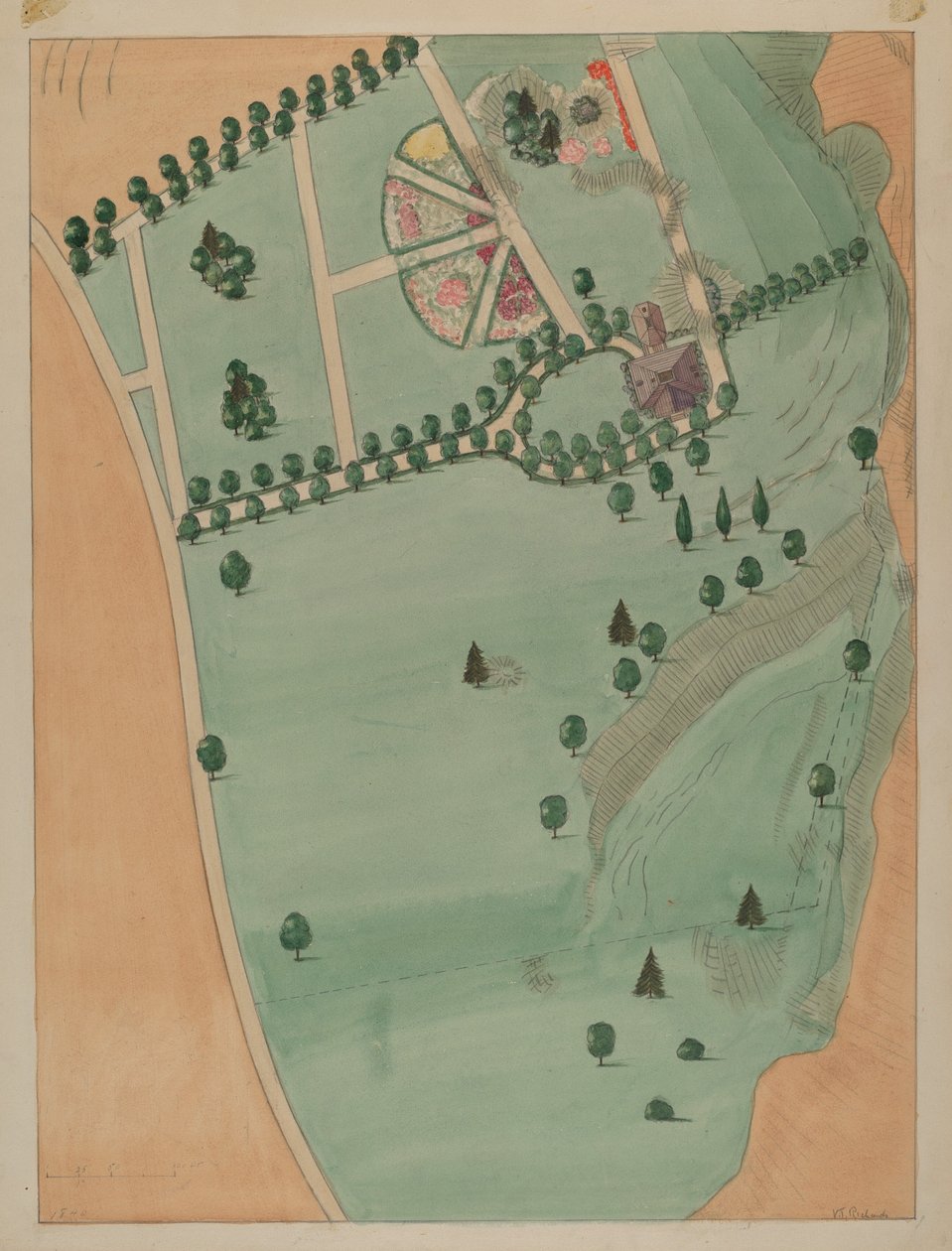 Eliza B. Jumel Estate by Virginia Richards