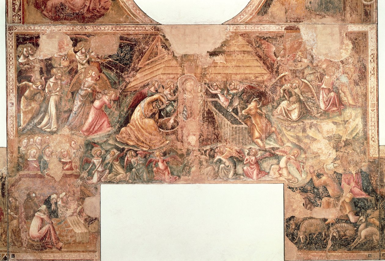 Nativity scene, Bologna, Vitale da Bologna by Vitale da Bologna