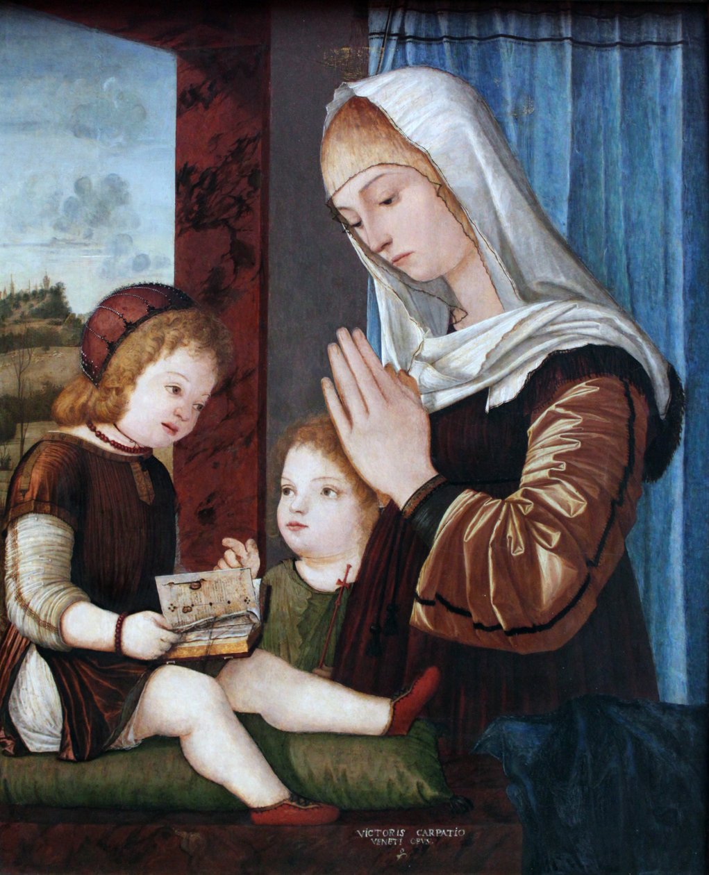 Madonna with Child and Young John the Baptist by Vittore Carpaccio