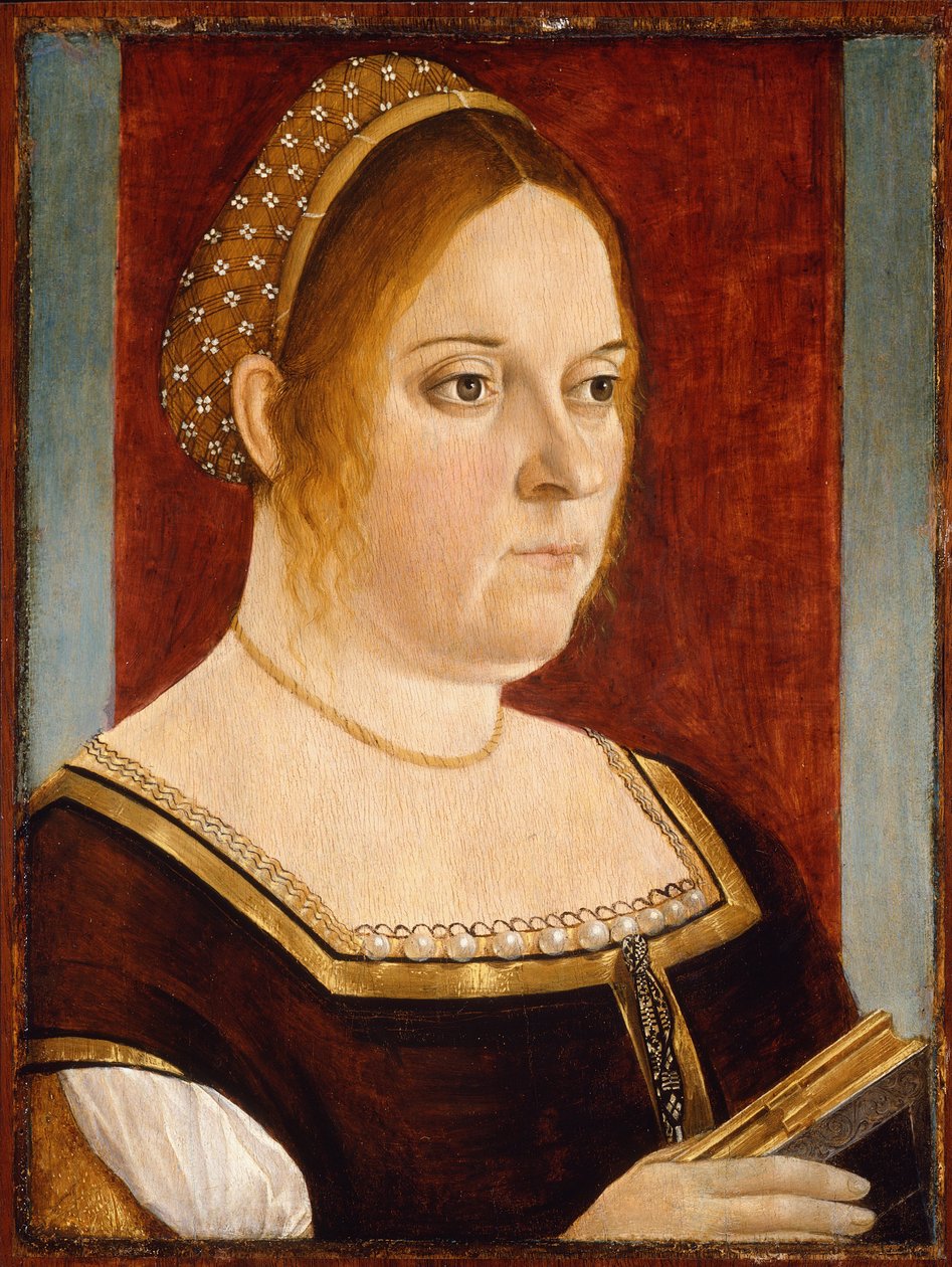 Portrait of a Lady with a Book by Vittore Carpaccio
