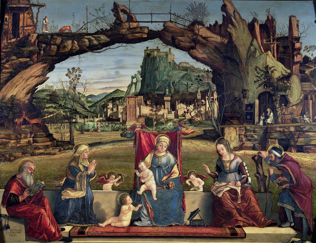 Sacra Conversazione, c.1500 by Vittore Carpaccio