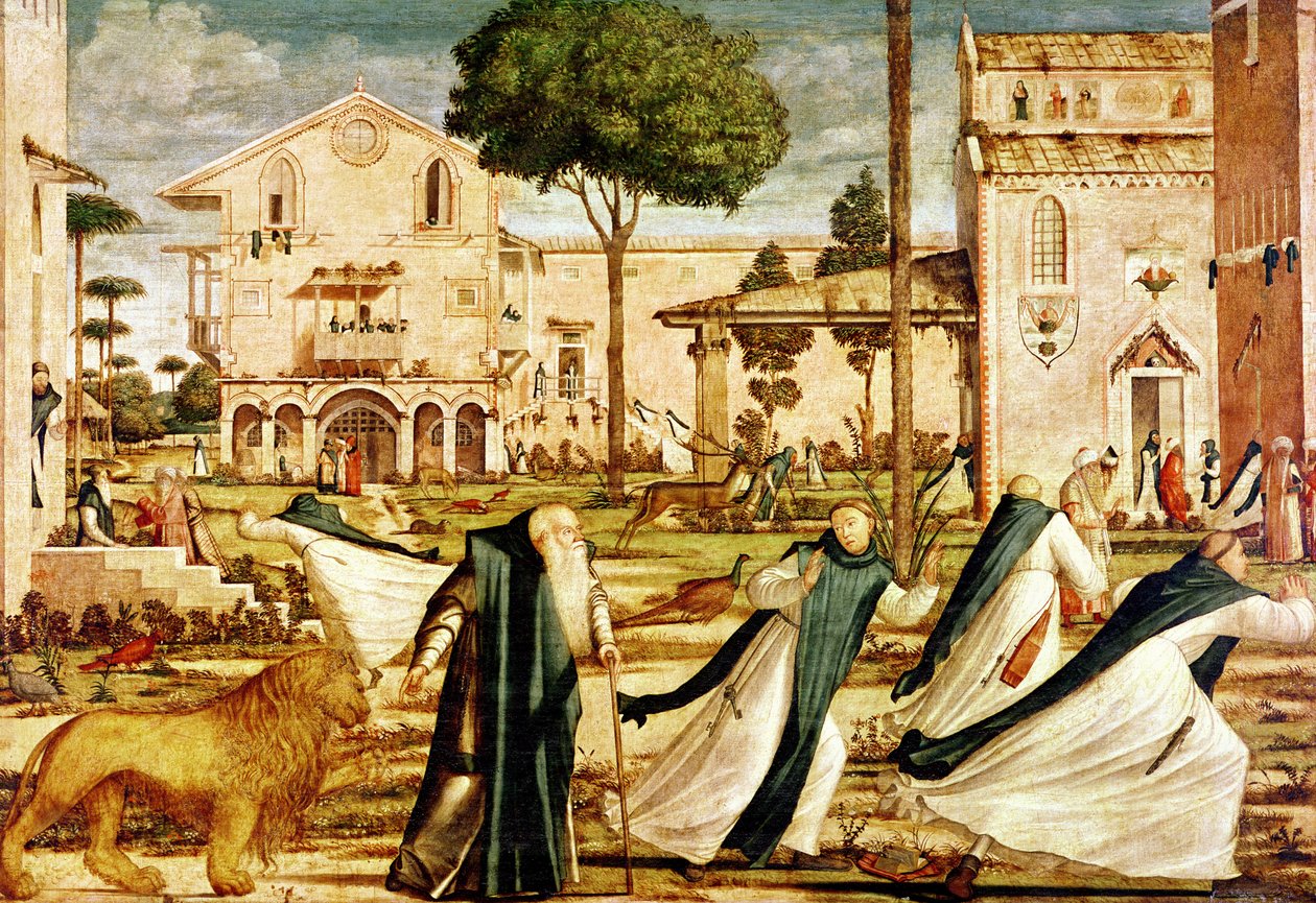St. Jerome and Lion in the Monastery, 1501-09 by Vittore Carpaccio