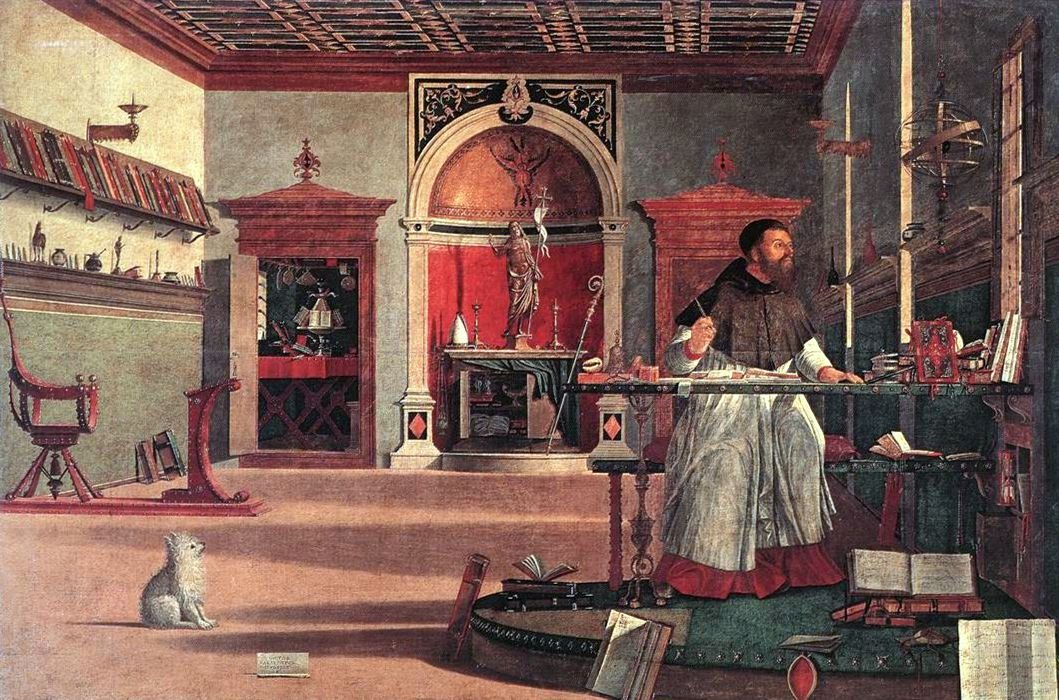Vision of St. Augustine by Vittore Carpaccio