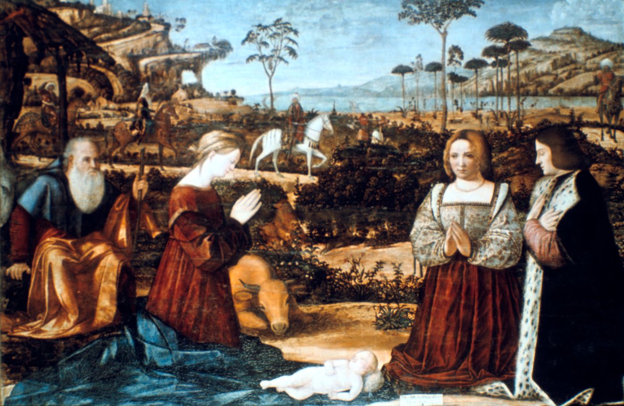Holy Family with Two Donors, 1505 by Vittore Carpaccio