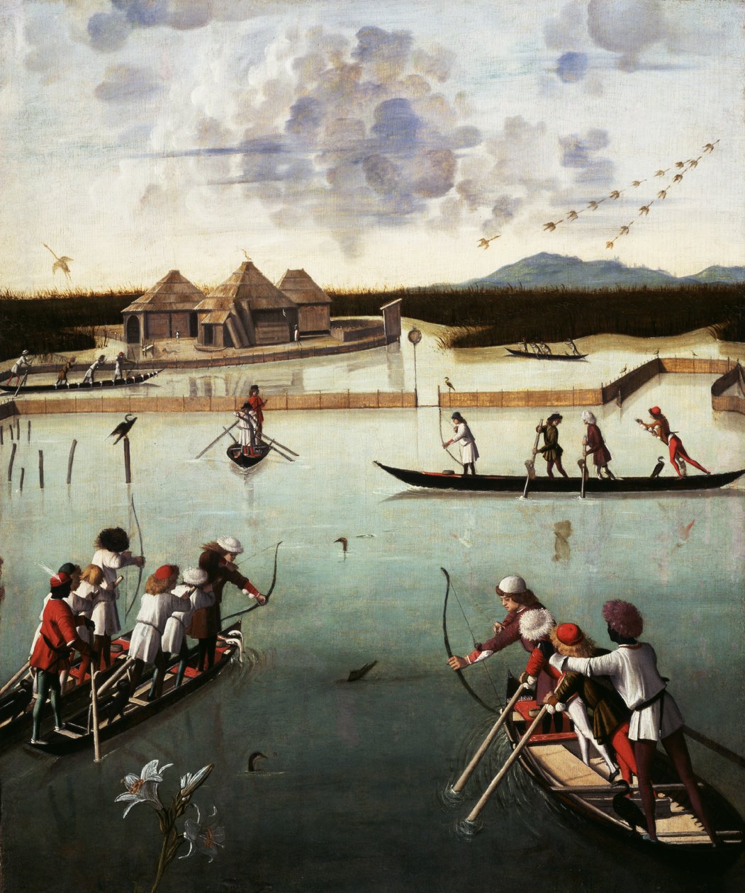Hunting on the Lagoon by Vittore Carpaccio