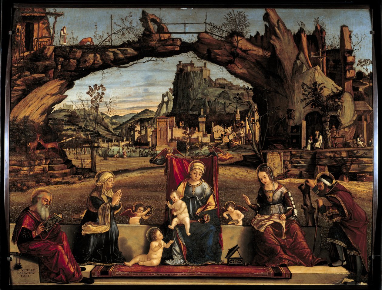 The Holy Conversation by Vittore Carpaccio