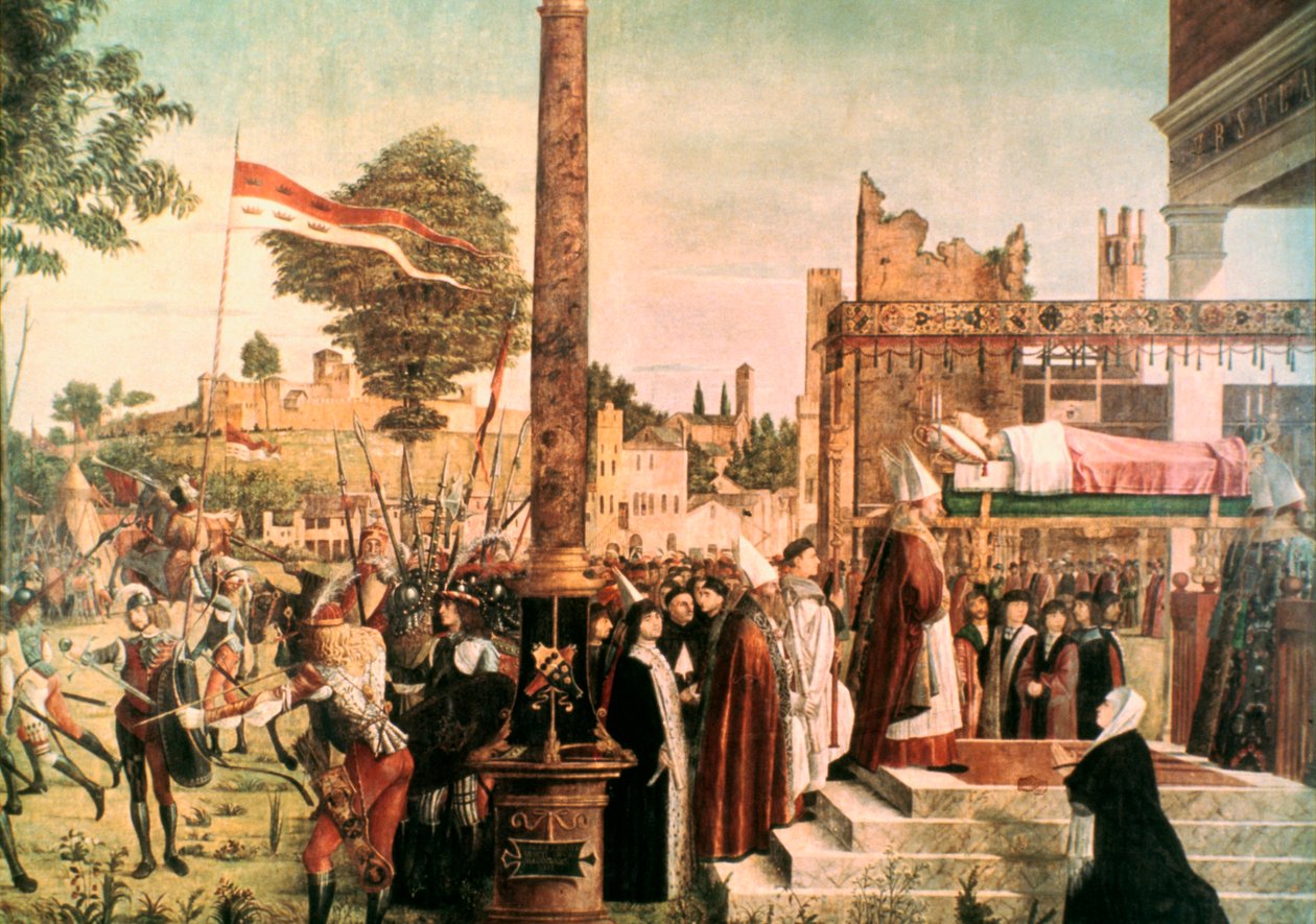 The Legend of St. Ursula: Martyrdom and Funeral of St. Ursula, 1493 by Vittore Carpaccio