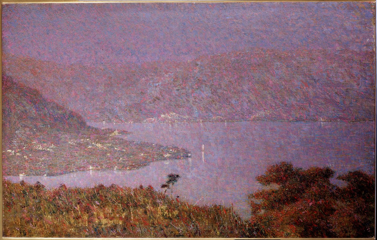 Pearl of Love (Mist on the Lake) by Vittore Grubicy de Dragon