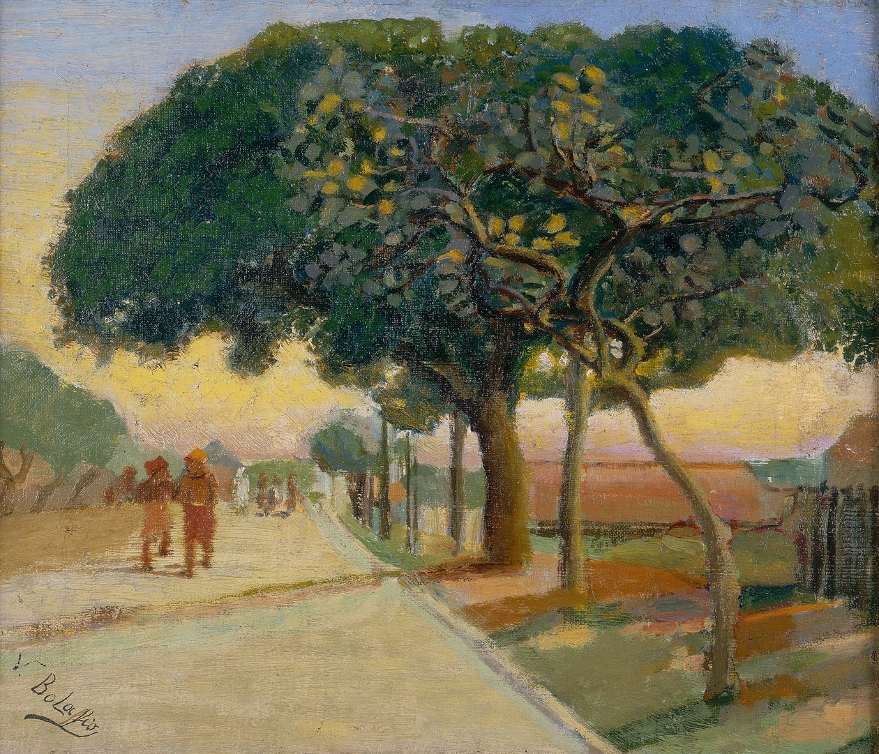 Street in Singapore by Vittorio Bolaffio