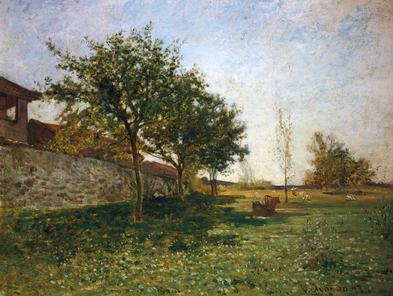 Countryside Near Gattinara by Vittorio Avondo