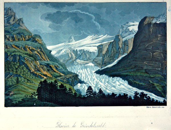 Glacier of Grindelwald, illustration from 