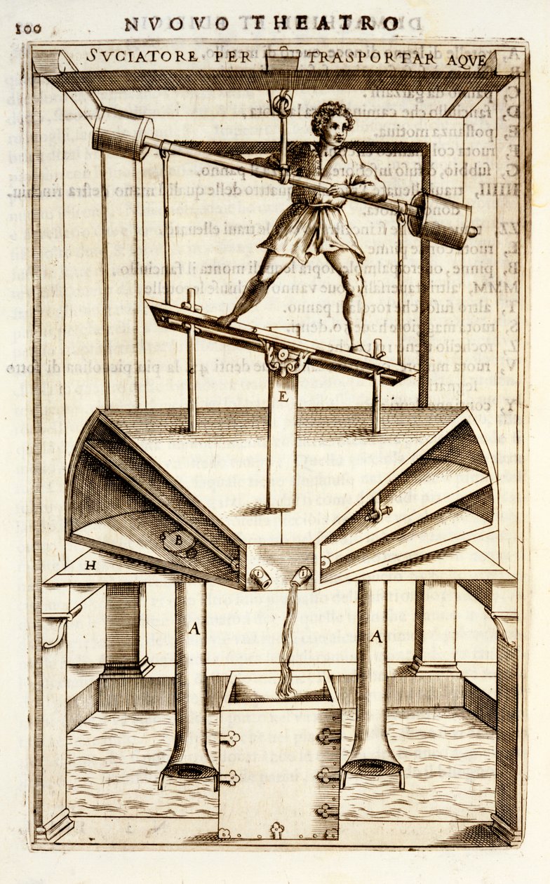 Hydraulic Pumping Machine for Moving Water by Vittorio Zonca