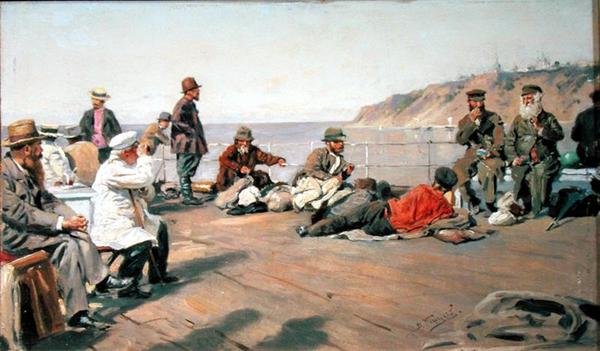 On Deck, 1920 by Vladimir Egorovic Makovsky