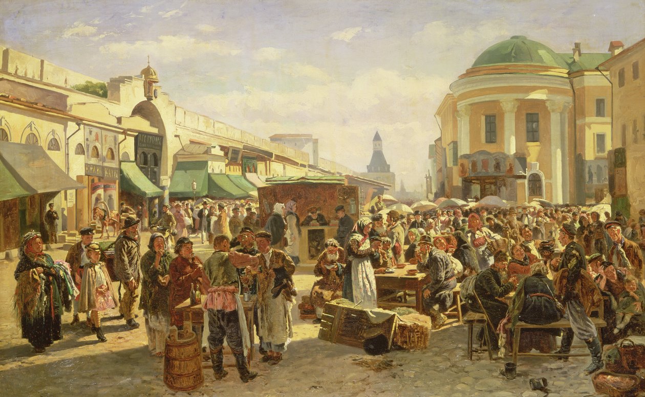 The Town Fair by Vladimir Egorovic Makovsky